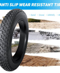 20x4.0 Fat Tire Tube And Folding MTB Tire Puncture Resistant Inner Tube in all-terrain setting, showcasing tread and volume