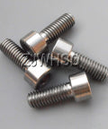 4 Pack Titanium Grade 5 6AL-4V Screws With Allen Hex Socket Cap Heads 10-32 Threads One-Half Inch Long Pro-Grade Rust Resistant