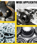 Black E Clip Assortment Kit With 14 Sizes External Retaining Rings 1.5mm To 22mm for machinery and automotive applications