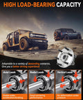 Two Pack 515065 Front Wheel Bearing Hub Assembly Compatible With Nissan Frontier 2005 2019, 6 Lug With ABS shown in usage scene