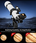 4K Wireless Telescope Camera With 1.25 Inch And 2 Inch Eyepiece Adapters, IR Filter, X16 Zoom, 8MP Sensor capturing planet surface