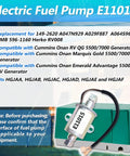 Heavy Duty Electric Fuel Pump For 5500 Watt Gas Generators Like Marquis Gold 5500 And Onan 5.5KW Models HGJAA To HGJAF 12V