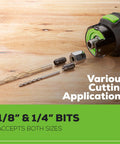 24V Cordless Rotary Cutout Tool With 27000 RPM Power, Built For Drywall Pros And DIYers, Includes 2Ah Battery And Charger