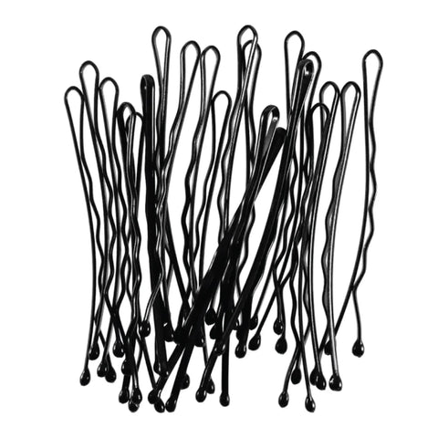Professional Ball Tipped Bobby Pins Lock It Down With An Insanely Secure Crimped Grip Perfect For Updos And Taming Flyaways 400 Count black hair clips scattered