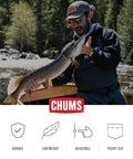 Man fishing with Travel Hat Clip With Adjustable Cap Retainer near river, showcasing durability and versatility.