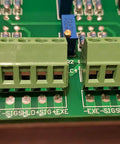 Interior of Built Tough Stainless Steel Junction Box For 4 Load Cells With IP67 Waterproof Case showing terminal connections