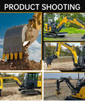 Heavy Duty Excavator Bucket Teeth With TF23P Flex Pins for 23 and 230 Series Skid Steer Loaders showcasing in action