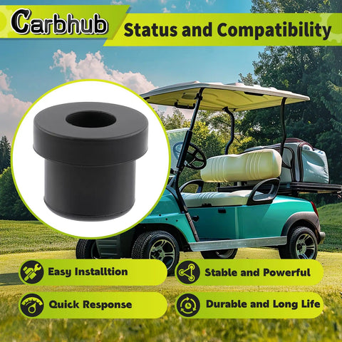 Front Lower Spring And Front Upper A Arm Suspension Kit For DS Golf Carts Replacing Urethane Bushings And Bronze Sleeves Inner And Outer Sleeve Set With Part Numbers 1016346 1016349 1016350, black urethane bushing
