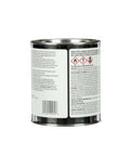 Neoprene contact adhesive 1 quart can, light yellow, solvent-based sprayable laminating adhesive, back label view