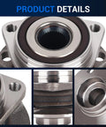 Front Or Rear Wheel Bearing And Hub Assembly For Audi A3 Q3 RS3 S3 And Volkswagen Jetta Tiguan Golf GTI Taos Arteon 2015 Through 2023 Drop In Replacement Kit details