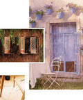 Set Of Four 1.5 Inch Galvanized Steel Swivel Latches Built Tough To Secure Cabin Doors Garden Gates And Storage Trunks Super Solid Hold No Nonsense Setup And All Required Mounting Screws Ready To Roll against a rainy backdrop with potted flowers.