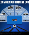 Recommended fitment guide for All In One Harmonic Balancer Installer Set with thread types for various vehicle models