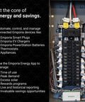 Commercial Three Phase Smart Energy Monitor With No Sweat Install Clamp Sensors Track Real Time Usage And Solar Net Metering For Dead Simple Business Power Tracking in electrical panel overview.