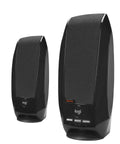 Plug And Play USB Computer Speakers With Crystal Clear Digital Sound And Real 2 Watts Peak Power for rich desktop audio, front view