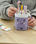 Pop Up Telescopic Pencil Case And Pen Holder Stand Up Transformer Organizer With Adjustable Height Retractable Design For Desk Or Bag