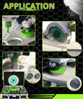 Tough As Nails 14 Piece Diamond Hole Saw Kit With Five Eighths Inch Thread and Precision Core Bits for efficient cutting applications.