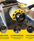 Magnetic Welding Ground Clamp Base Holder With 300 Amp Capacity Magswitch On Off Grounding Heavy Duty Clamp on metal surface.