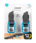 CamJam Tie Down Straps Pack of 2, Heavy Duty 6 Ft Luggage and Gear Straps With Cam Buckle, 700 LB Working Load Limit on display