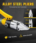 8T Hydraulic Flange Spreader Portable Separator With Alloy Steel Pliers showcasing heat-treated jaws