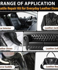DIY Leather Repair Kit For Car Interiors And Furniture, Vinyl Repair Kit For Sofa Jacket Purse And More applications