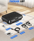 Vibration Plate Exercise Machine For Weight Loss with 250 Speed Platform Remote Resistance Bands 450 Lb Capacity Black