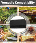 Deep Hive Waxed Coated Foundation Sheets Set For Deep Bee Frames, showcasing versatility in courtyard and bee farms use.