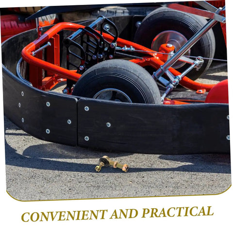 Beefed Up Off Road Ball Joint Kit For ATV And UTV with visible swing arms and rod ends, shown on a vehicle for repair.