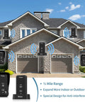 Wireless Intercom Doorbell for Home and Classroom Waterproof Electronic Door Chime With Half Mile Range Three Volume Levels
