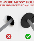 Two Pack Silicone Wall Bushing For Three Quarters Inch Holes Compatible With Starlink showing neat cable pass-through installation