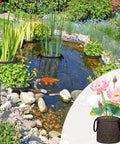 4 Pack Aquarium Plant Baskets Mesh Water Planting Bags Foldable For Hydroponics And Pond Use surrounding plants in pond