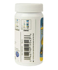 Top Shelf Six In One Aquarium Water Test Strips For Freshwater And Saltwater Tanks showing packaging instructions and barcode.