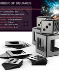 Welding Practice Kit 24-Piece 14 Gauge Mild Steel Plates Hands-On DIY Precision Sheet Metal Fabrication, Laser Cut Edges