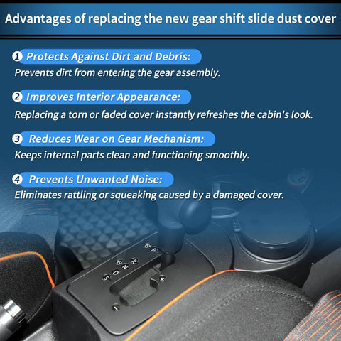 Advantages of Automatic Gear Shift Slide Dust Cover For VW Beetle 2003 2004 2005 2006 2007 2008 2009 2010