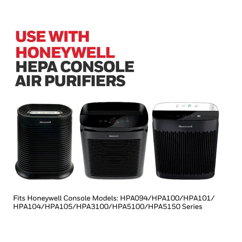 HEPA Air Purifier Replacement Filter Kit With 1 R Filter And 4 A Carbon Pre-Cut Filters For Home Use, compatible models shown