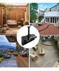 1250 Pcs Heavy Duty Hidden Deck Fasteners With Corrosion Resistant Star Head Screws And Universal Nylon Composite Deck Clips For Quick Hassle Free Install Covers 600 Sq Ft on outdoor wooden decks.