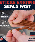 Hands using Tire Repair Kit For Plug And Patch Self Vulcanizing Tubeless Tire Repair Essential Roadside Ready Kit