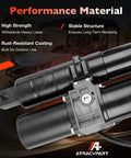 Close-up of 12V Electric Hydraulic Linear Actuator, highlighting high strength and rust-resistant coating for HDX, Prowler models.