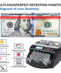 Cash Counter Machine For US Dollars Only With UV MG MT IR DD Detection Add And Batch Modes Value Counting LCD Display Alarm