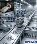Conveyor system with 20 Pcs Carbon Steel Ball Transfer Units Set Screw Mounted Roller Ball Bearings for smooth movement.