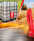 Red 9 By 9 Inch Manual Sliding Grain Gate With Screws For Pickup Trucks Grain Bed Slide Gate Kit For Precise Flow Control At Silos Conveyors And Hoppers Easy Install Durable Construction against grain background