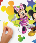 Disney Mickey And Friends Giant Peel And Stick Wall Decals With Personalization 116 Piece Set Includes Alphabet Letters For Custom Name