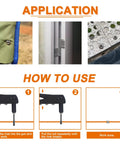 Aluminum Blind Rivets Kit With 385 Pieces In 8 Sizes For Quick Durable Repairs And Heavy Duty Projects Ideal For Home, Auto, Marine, And Workshop Use Silver Finish Pop Rivets Set ISPINNER showing application and usage instructions
