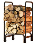 Sturdy Firewood Rack And Log Holder For Indoor Outdoor Use Heavy Duty 25mm Tubular Steel Log Storage Stack Supports Up To 400 Pounds Rustproof