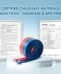 Flexible Fifteen-Foot Fun-Filled Kids Race Track With Two Toy Cars Safe US-Certified PVC Repeats Bends And Loops next to safety certificates
