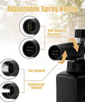 Adjustable Foam Cannon For Pressure Washer With Big Mouth Snow Foam Lance showcasing 360-degree rotating nozzle.