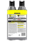 Straight Shooting Flying Insect Killer Spray For Wasps And Hornets With A Powerful Jet Stream Two 14 Oz Cans side view displaying labels.
