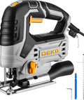 Tough As Nails Corded Jigsaw Saw With Quick Release Blades, showing ergonomic handle and precision blade mount.