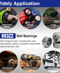 693ZZ miniature ball bearings, 20 pcs, 3×8×4 mm, double-shielded deep groove