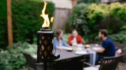 12 Oz Torch Replacement Canister With Easy Pour System For Outdoor Patio Torches Mess Free Refills Burns Up To Five Hours