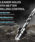 Tile Drill Bit Set 1/4 to 1/2 Inch 6-12mm With 1/4 Inch Hex Shank Eccentric 4-Cutter Design for porcelain, ceramic, glass, marble.